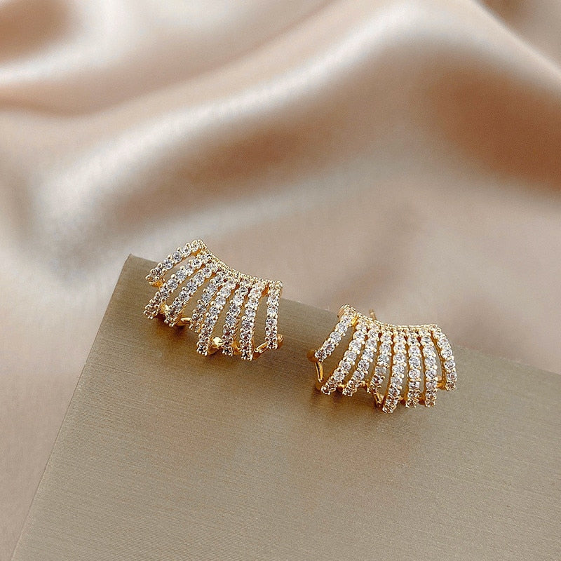 Zircon Earrings with white Pearls Design with Price in Pakistan 2023